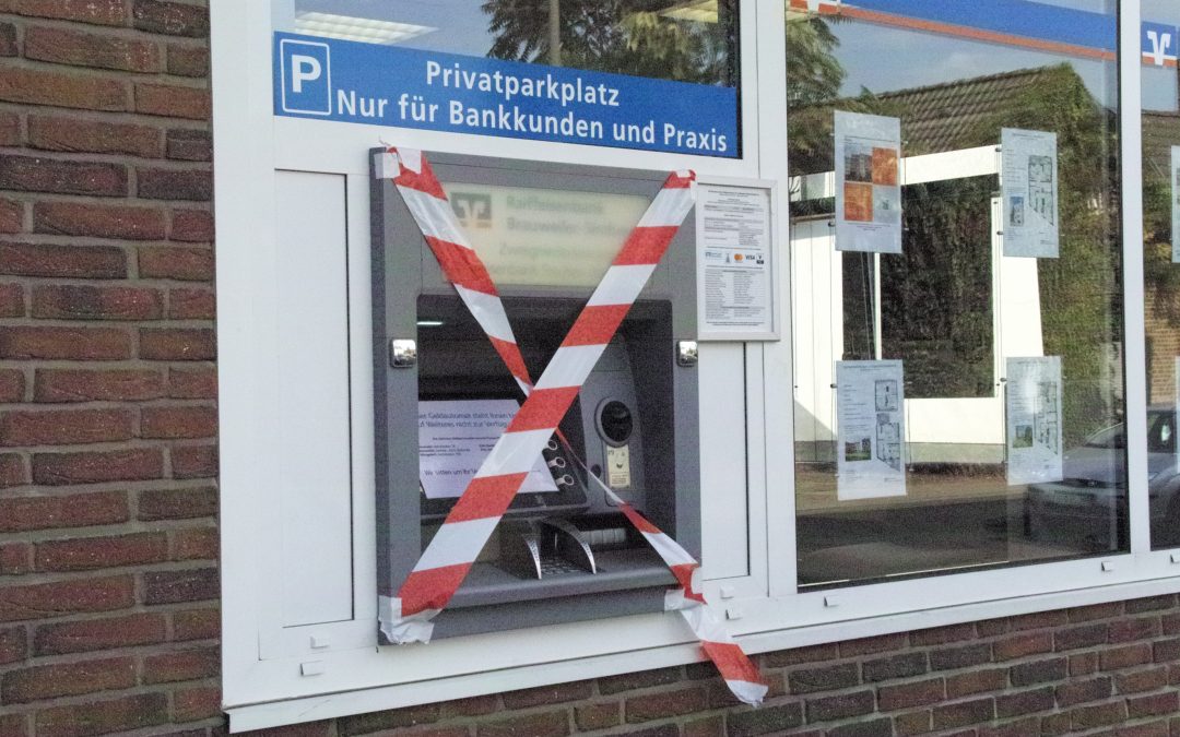 Keine Bankselbstbedienungsfiliale mehr in Dansweiler