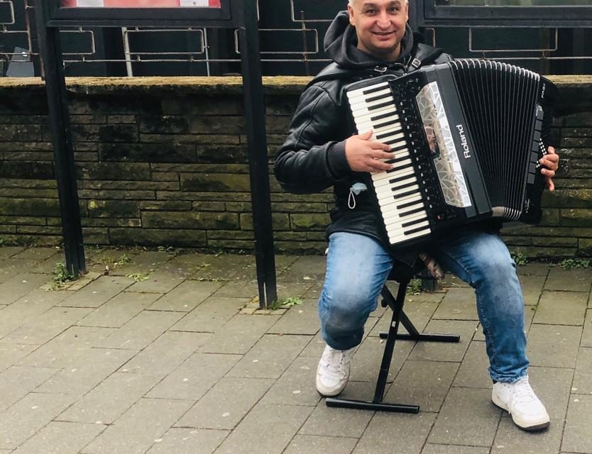 Musik auf dem Marktplatz