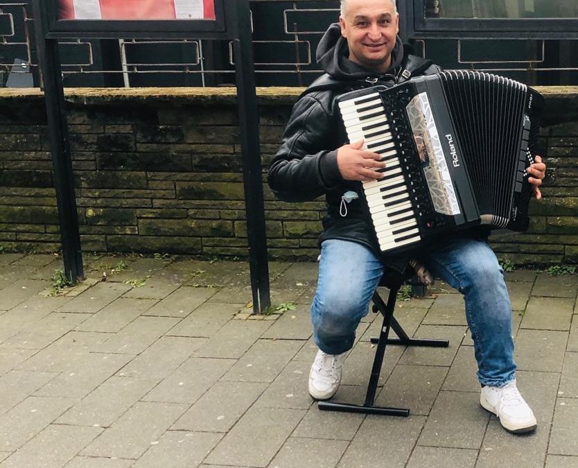 Musik auf dem Marktplatz