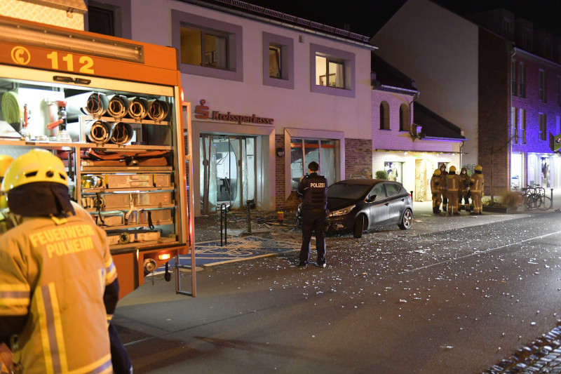 Geldautomatensprengung in Pulheim-Stommeln