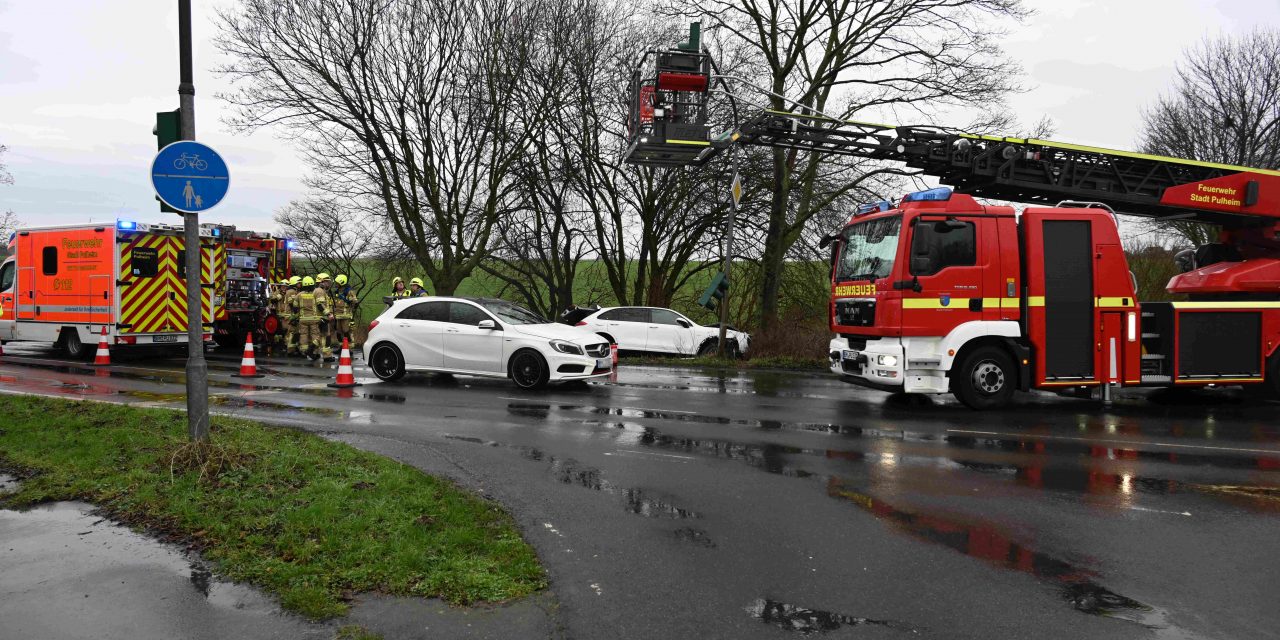 Verkehrsunfall zwischen Brauweiler und Geyen