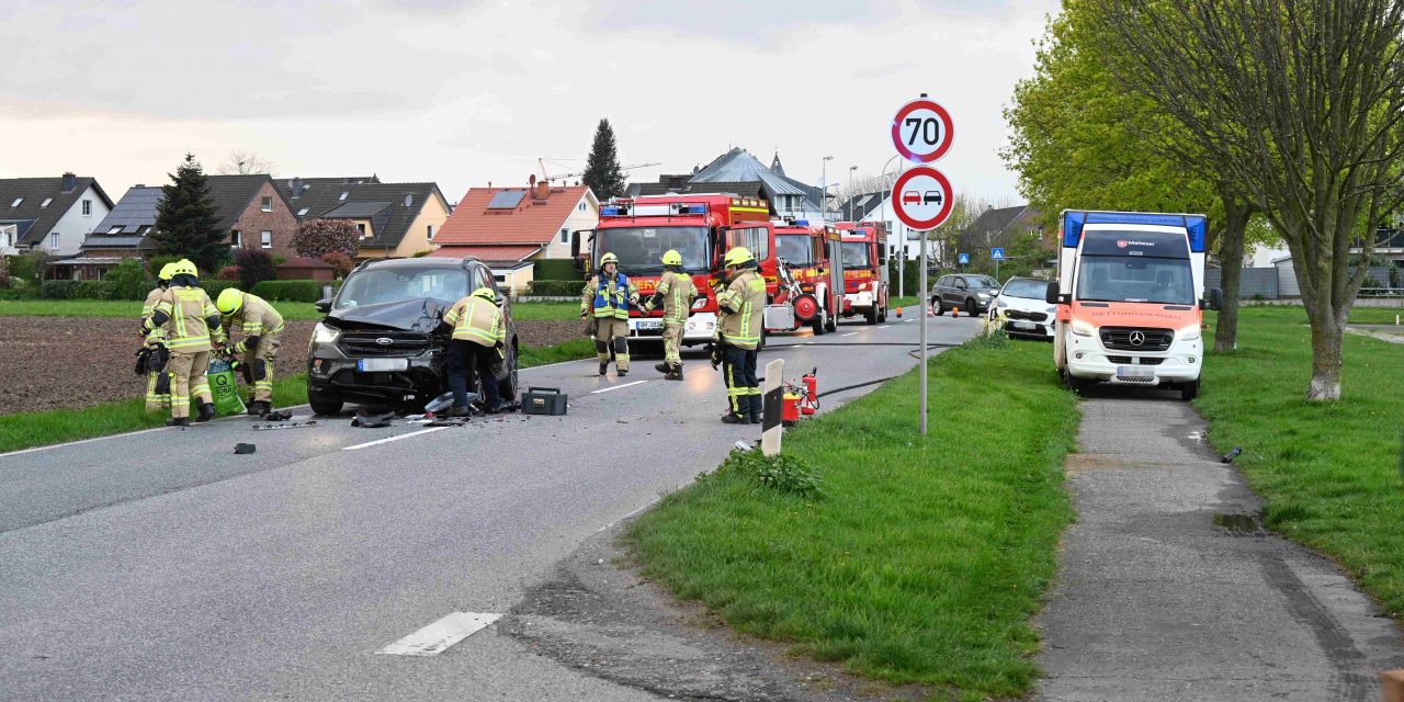 Auffahrunfall in Sinnersdorf – Zwei Verletzte