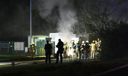 Feuer auf Brauweiler Sportplatz