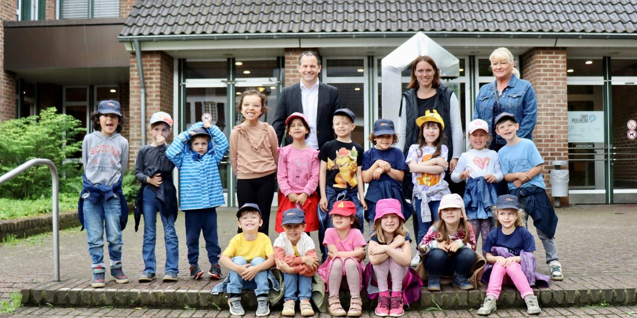 Vorschulkinder besuchen Bürgermeister