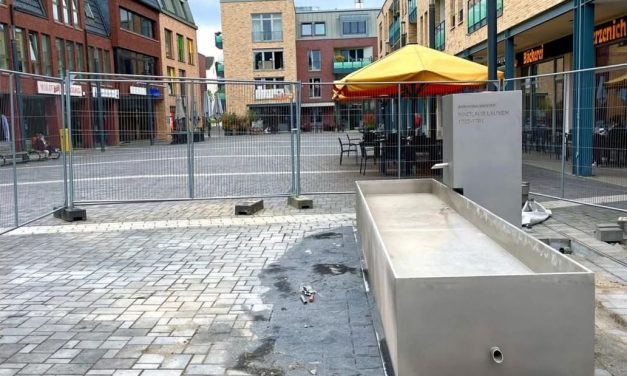 Stillstand am Guidelplatz: Bürgerverein Pulheim wartet auf Antwort zur Brunnenfertigstellung