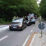 Auffahrunfall im Kreuzungsbereich der L213