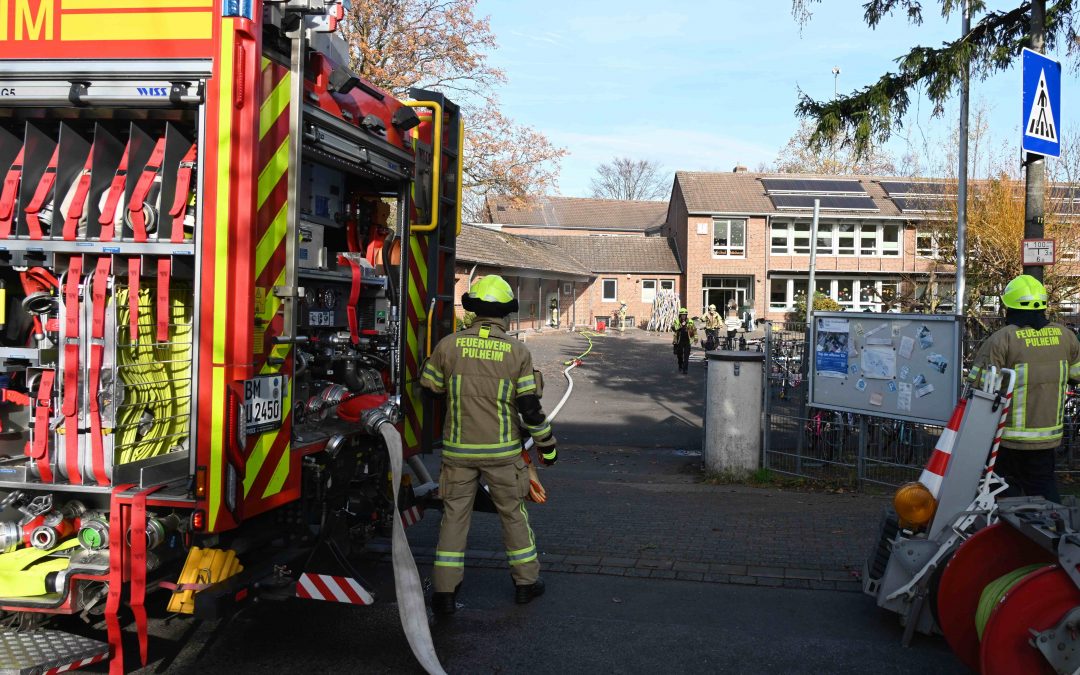 Feuer in Pulheimer Schulgebäude