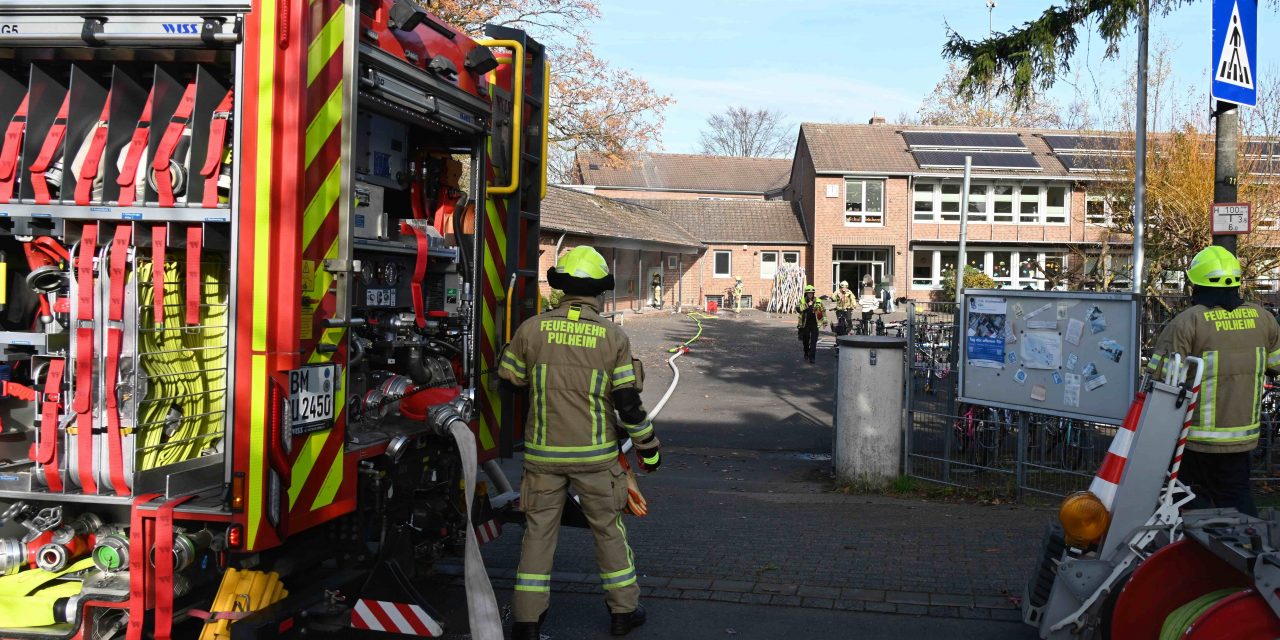 Feuer in Pulheimer Schulgebäude