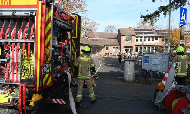 Feuer in Pulheimer Schulgebäude