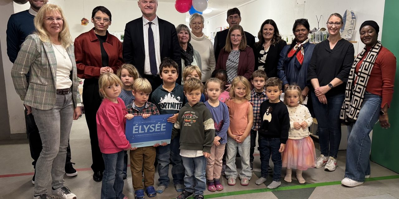 Villa Kunterbunt als Elysée-Kita ausgezeichnet