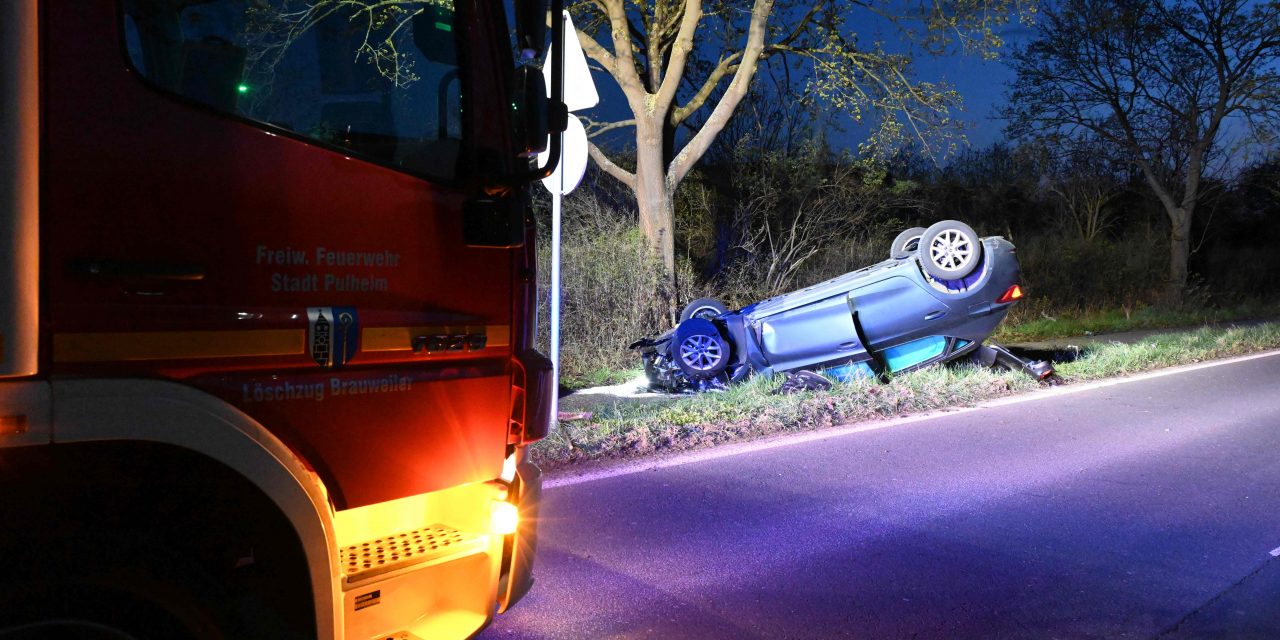Brauweiler – Verkehrsunfall auf Landstraße