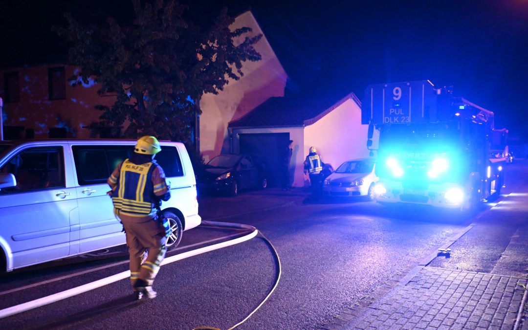 Nächtlicher Brand einer Spülmaschine
