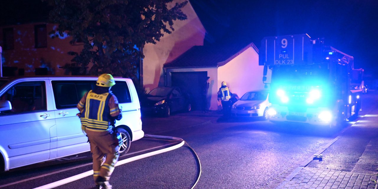 Nächtlicher Brand einer Spülmaschine