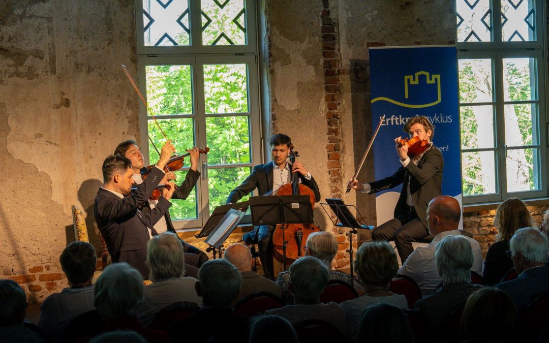 Fulminanter Saisonauftakt des Erftkreiszyklus mit dem Schumann Quartett