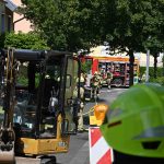 Gasausbruch durch Bauarbeiten