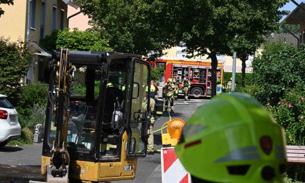 Gasausbruch durch Bauarbeiten