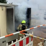 Feuer in Trafostation