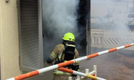 Feuer in Trafostation